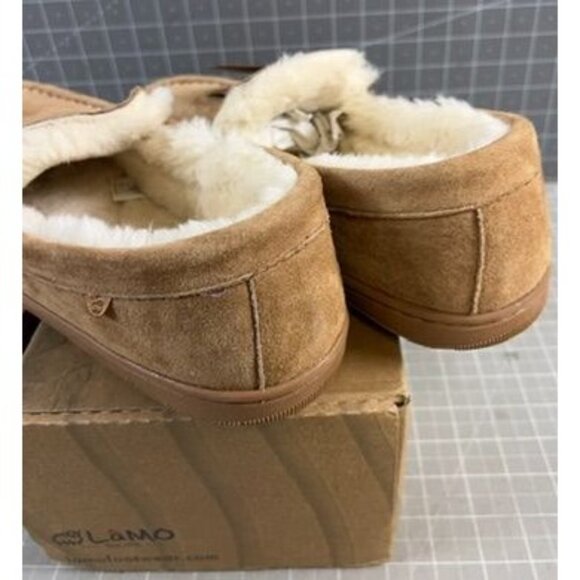 Men's LAMO Harrison Chestnut Moccasin Size 11 US Slip-On - Picture 5 of 9